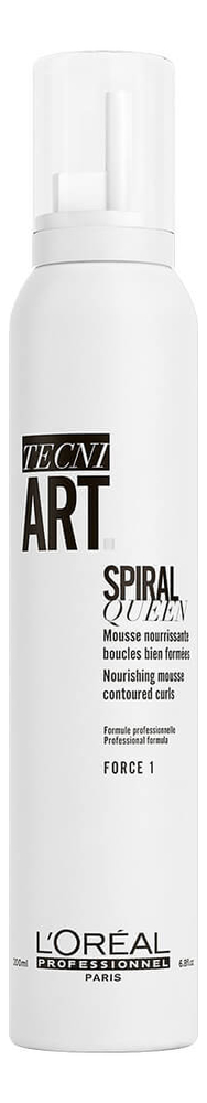 

Мусс для создания локонов Tecni. Art Spiral Queen Force 1 200мл
