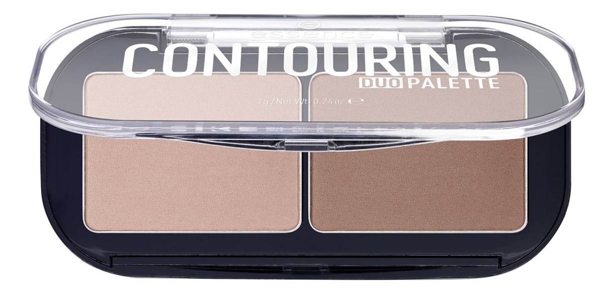 

Палетка для контурирования Contouring Duo Palette 7г: 10 Lighter Skin, Палетка для контурирования Contouring Duo Palette 7г
