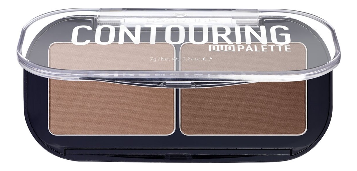 

Палетка для контурирования Contouring Duo Palette 7г: 20 Darker Skin, Палетка для контурирования Contouring Duo Palette 7г