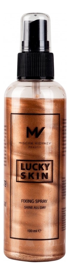 

Фиксатор для макияжа Lucky Skin Fixing Spray Shine All Day 100мл: Bronze, Фиксатор для макияжа Lucky Skin Fixing Spray Shine All Day 100мл