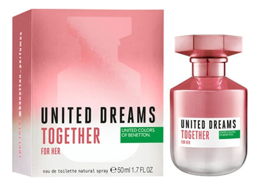 

United Dreams Together For Her: туалетная вода 50мл, United Dreams Together For Her