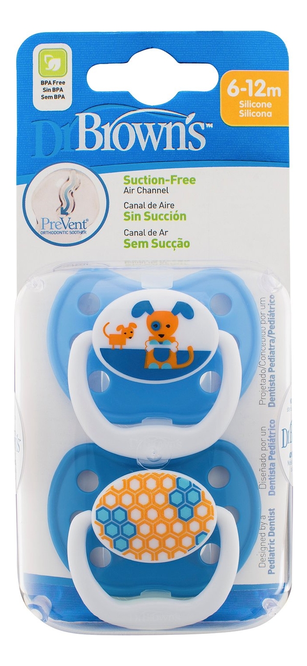 

Пустышка с колпачком PreVent Classic Pacifier PV22405 (6-12 мес, 2шт)