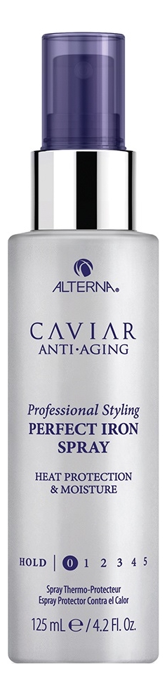 

Термозащитный спрей для волос с антивозрастным уходом Caviar Anti-Aging Professional Styling Perfect Iron Spray 125мл