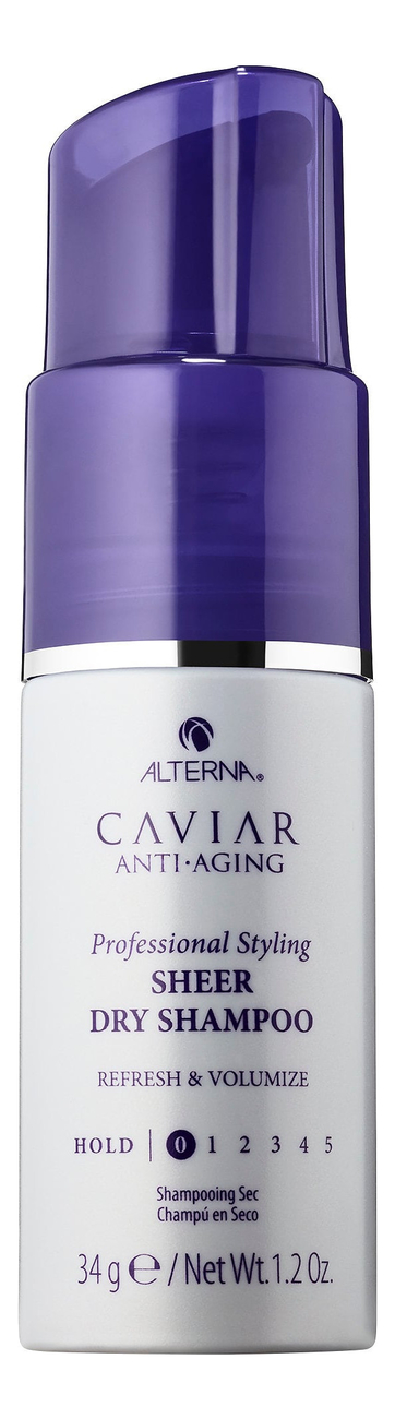 

Сухой шампунь для волос с антивозрастным уходом Caviar Anti-Aging Professional Styling Sheer Dry Shampoo 34г