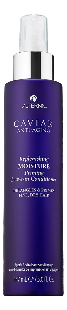 Несмываемый кондиционер Комплексная биоревитализация волос Caviar Anti-Aging Replenishing Moisture Priming Leave-In Conditioner 147мл: Кондиционер 147мл