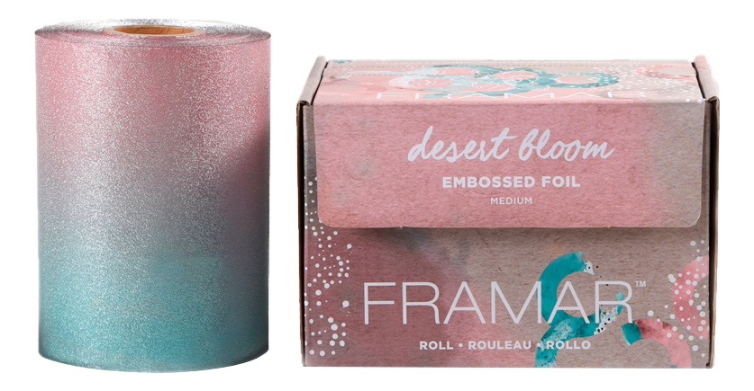 

Фольга в рулоне с тиснением Цвета пустыни Embossed Roll Medium Desert Bloom 98м