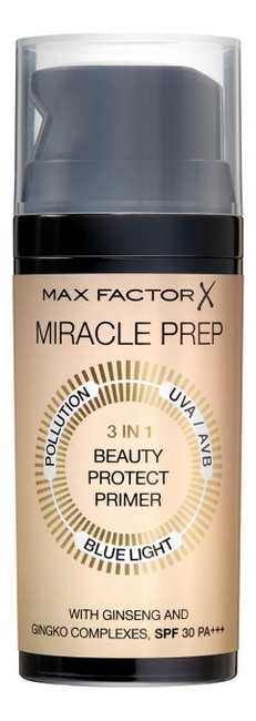 

Праймер для лица Miracle Prep 3 in 1 Beauty Protect Primer 30мл