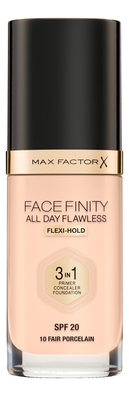 

Тональная основа Facefinity All Day Flawless 3 in 1 30мл: 30 Procelan, Тональная основа Facefinity All Day Flawless 3 in 1 30мл