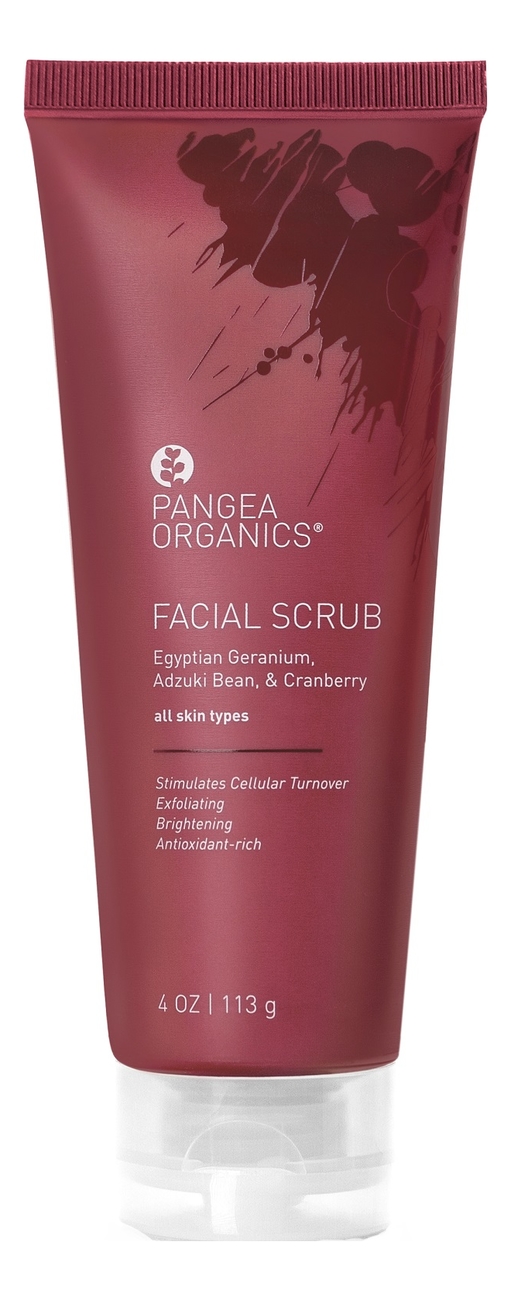 Скраб для лица Facial Scrub Egyptian Geranium, Adzuki Bean, & Cranberry 113г