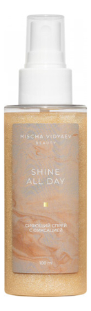 MISCHA VIDYAEV Фиксатор для макияжа Lucky Skin Fixing Spray Shine All Day 100мл