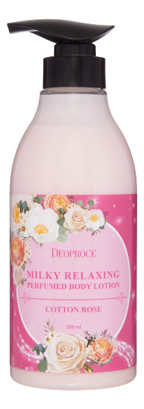 Лосьон для тела Milky Relaxing Perfumed Body Lotion Cotton Rose 500мл