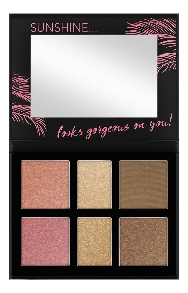 

Палетка для макияжа Everyday Face And Cheek Palette 28,2г: Aloha Sunsets, Палетка для макияжа Everyday Face And Cheek Palette 28,2г
