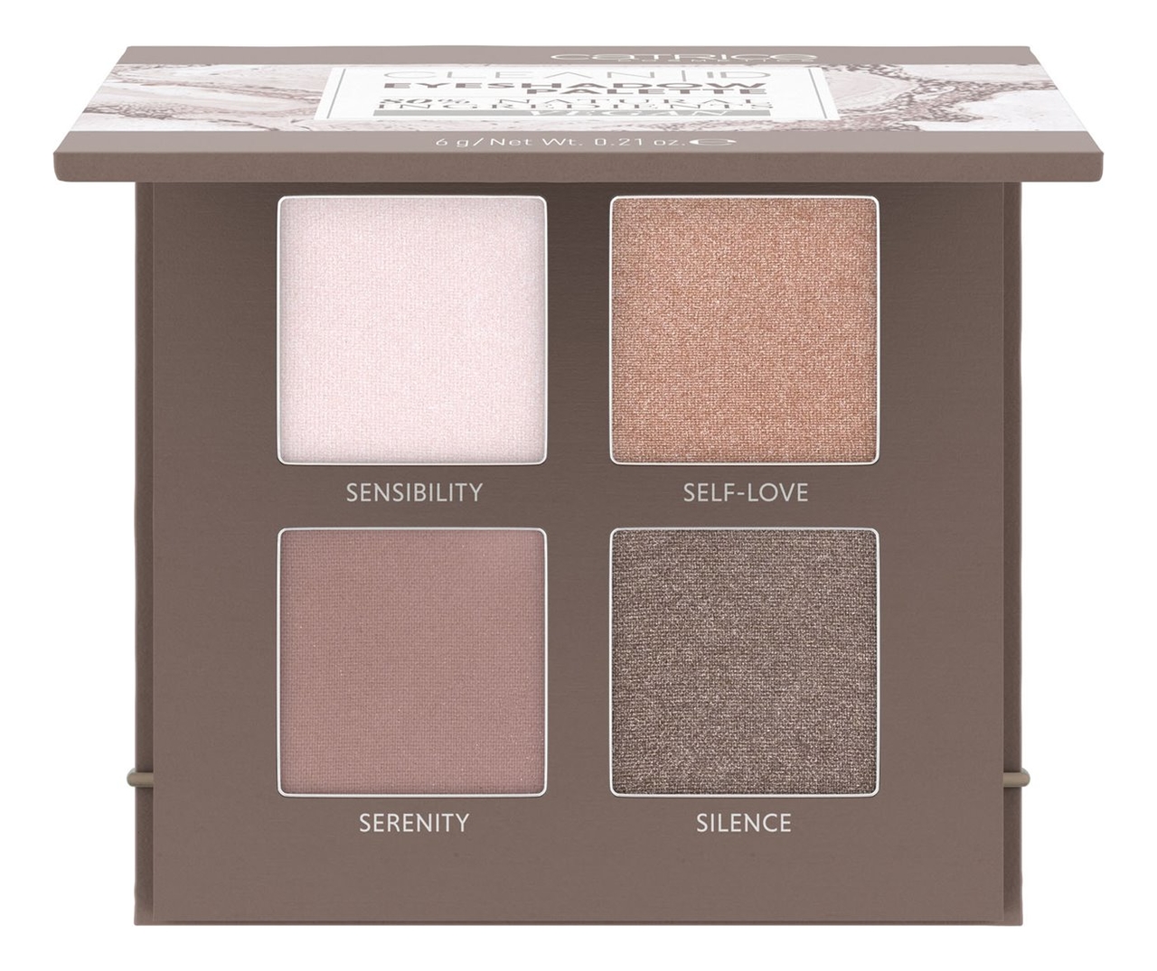 

Палетка теней для век Clean ID Eyeshadow Palette 6г: 010 Clean Transparency, Палетка теней для век Clean ID Eyeshadow Palette 6г