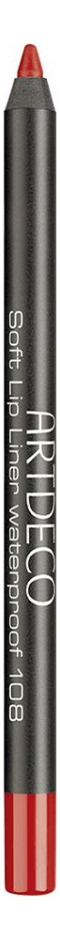 

Карандаш для губ водостойкий Soft Lip Liner Waterproof 1,2г: 108 Fireball, Карандаш для губ водостойкий Soft Lip Liner Waterproof 1,2г