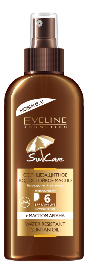 

Солнцезащитное водостойкое масло для тела Sun Care Water Resistant Santan Oil SPF6 150мл