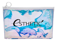 Esthetic House Прозрачная голографическая косметичка-хамелеон на молнии