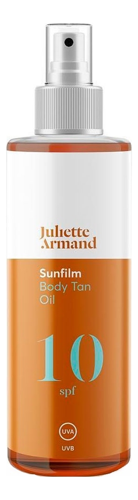 Купить Масло для интенсивного загара Sunfilm Body Tan Oil SPF10 200мл, Juliette Armand