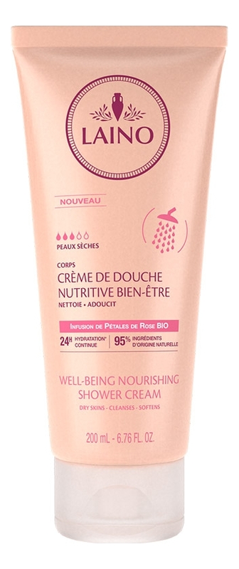 

Органический крем для душа с экстрактом розы Creme De Douche Nutritive Bien-Etre 200мл