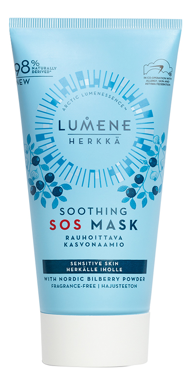 Успокаивающая маска для лица Herkka Soothing Sos Mask 75мл