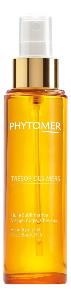 Драгоценное масло для лица, тела и волос Tresor Des Mers Huile Sublimatrice Visage, Corps, Cheveux 100мл