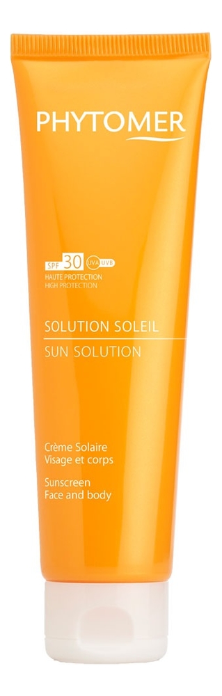 Солнцезащитный крем для лица Solution Soleil Creme Solaire Visage Et Corps SPF30 125мл солнцезащитный крем для лица solution soleil creme solaire visage et corps spf30 125мл