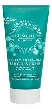 Березовый скраб для глубокого очищения кожи Puhdas Deeply Purifying Birch Scrub 75мл