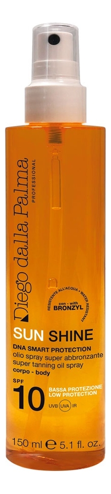 

Масло для интенсивного загара Sun Shine Super Tanning Oil Spray Body SPF10 150мл