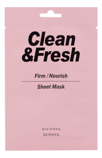 Купить Тканевая маска для питания и укрепления кожи лица Clean & Fresh Firm Nourish Sheet Mask 22мл: Маска 1шт, Тканевая маска для питания и укрепления кожи лица Clean & Fresh Firm Nourish Sheet Mask 22мл, EUNYUL