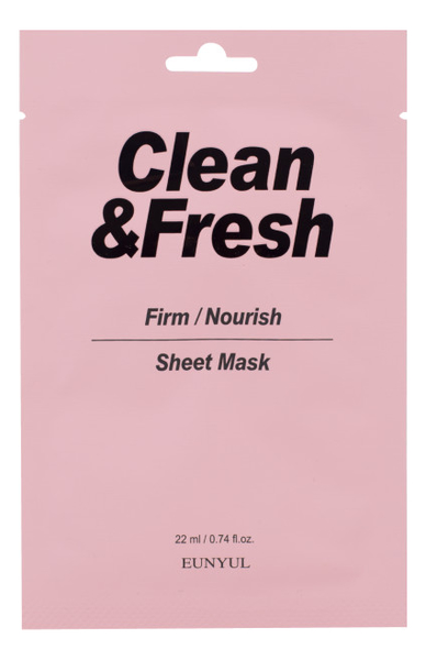 

Тканевая маска для питания и укрепления кожи лица Clean & Fresh Firm Nourish Sheet Mask 22мл: Маска 1шт, Тканевая маска для питания и укрепления кожи лица Clean & Fresh Firm Nourish Sheet Mask 22мл