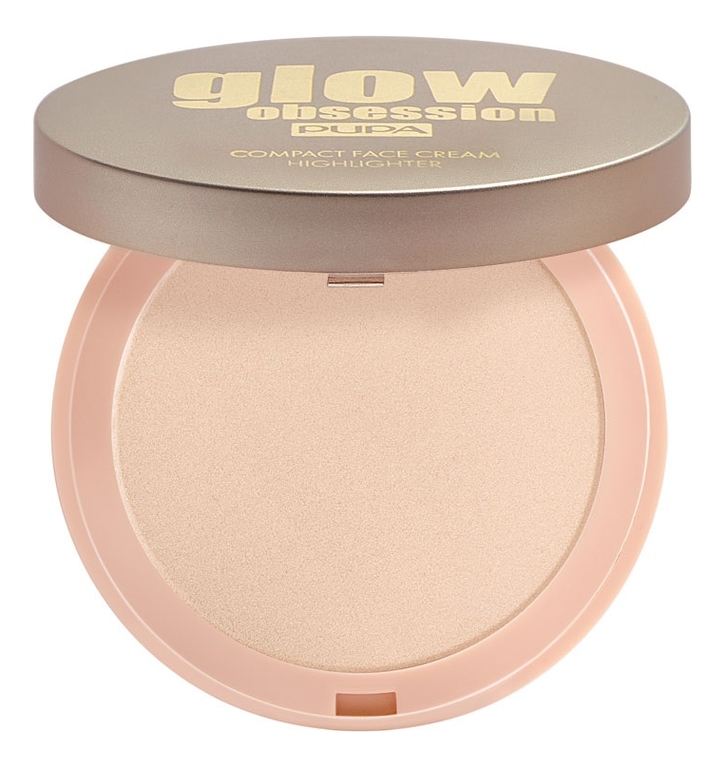 

Компактный крем-хайлайтер для лица Glow Obsession Compact Face Cream Highlighter 9г: No 001, Компактный крем-хайлайтер для лица Glow Obsession Compact Face Cream Highlighter 9г