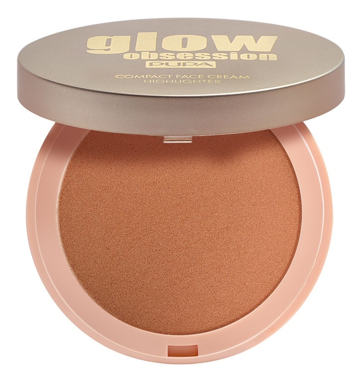 Компактный крем-хайлайтер для лица Glow Obsession Compact Face Cream Highlighter 9г: No 003