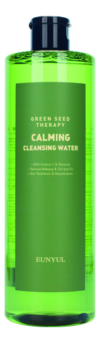 Мицеллярная вода для лица с экстрактами зеленых плодов Green Seed Therapy Calming Cleansing Water 500мл