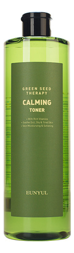

Успокаивающий тонер для лица с экстрактами зеленых плодов Green Seed Therapy Calming Toner 500мл