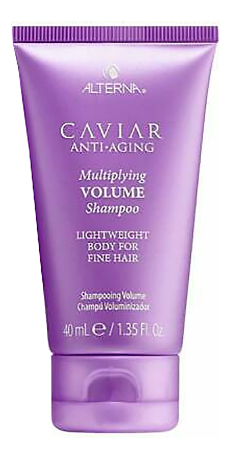 

Шампунь для объема и уплотнения волос с кератиновым комплексом Caviar Anti-Aging Multiplying Volume Shampoo: Шампунь 40мл, Шампунь для объема и уплотнения волос с кератиновым комплексом Caviar Anti-Aging Multiplying Volume Shampoo
