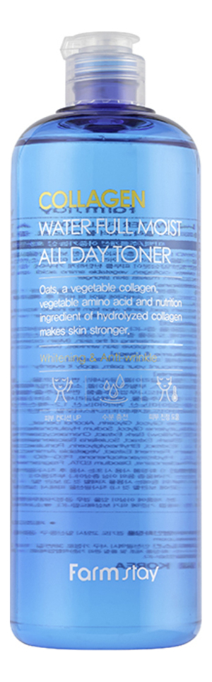 

Тонер для лица с коллагеном Collagen Water Full Moist Toner: Тонер 500мл, Тонер для лица с коллагеном Collagen Water Full Moist Toner