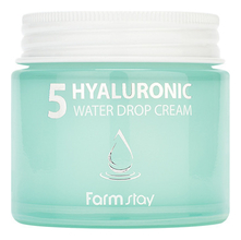Farm Stay Интенсивный крем для лица с гиалуроновой кислотой Hyaluronic 5 Water Drop Cream 80мл