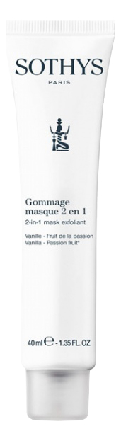 

Антиоксидантная скраб-маска для лица 2 в 1 Gommage Masque 40мл (ваниль, маракуйя)