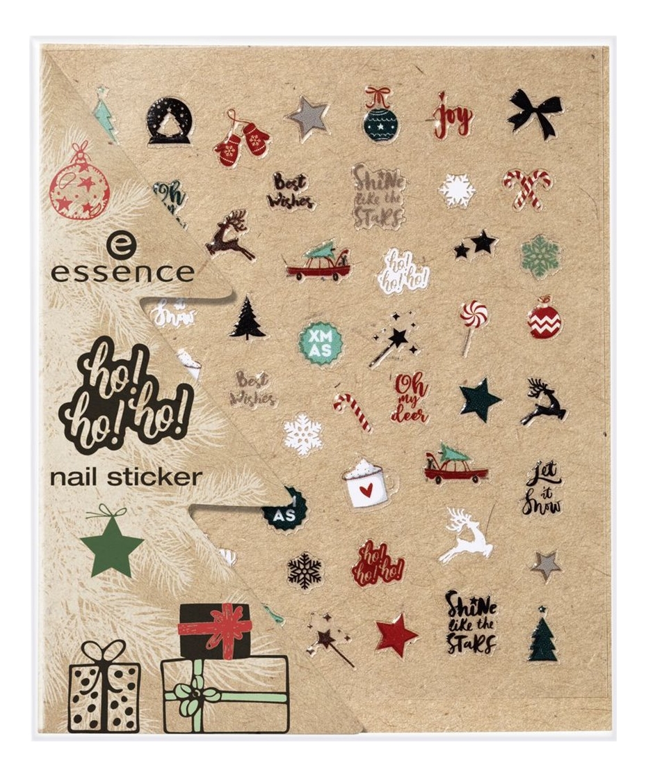 

Наклейки для ногтей ho!ho!ho! Nail Stickers No01 Dear Santa