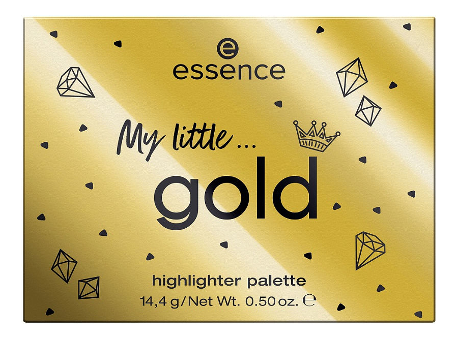 

Палетка хайлайтеров для лица Royal Party My Little Gold Highlighter Palette 14,4г