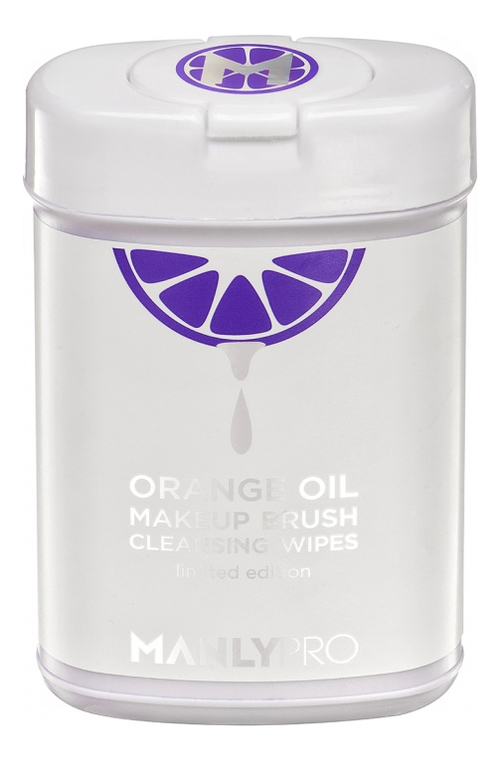 

Очищающие салфетки для кистей с апельсиновым маслом Orange Oil Make Up Brush Cleansing Wipes: Салфетки 50шт, Очищающие салфетки для кистей с апельсиновым маслом Orange Oil Make Up Brush Cleansing Wipes