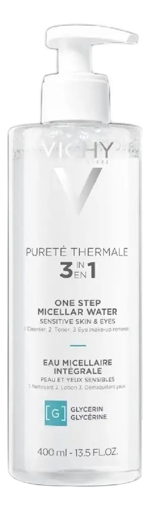 Мицеллярная вода с минералами для чувствительной кожи Purete Thermale Aqua Micelar Mineral: Вода 400мл