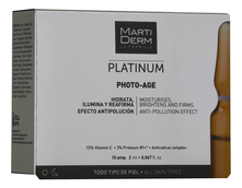 MartiDerm Ампульная сыворотка для лица Platinum Photo-Age