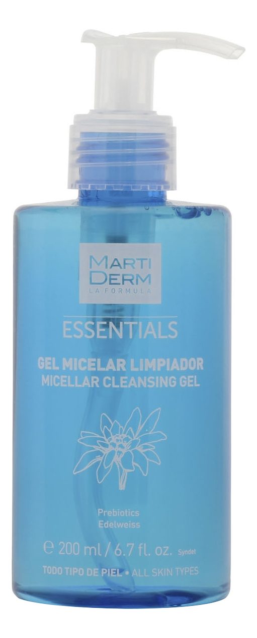 мицеллярный очищающий гель для лица essentials micelar cleansing gel 200мл Мицеллярный очищающий гель для лица Essentials Micelar Cleansing Gel 200мл