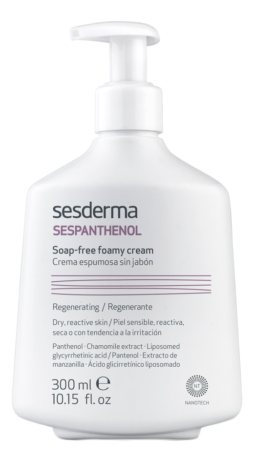 

Крем-пенка для умывания с пантенолом Sespanthenol Crema Espumosa Sin Jabon 300мл