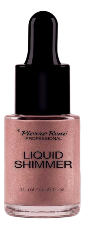 

Жидкий хайлайтер для лица Liguid Shimmer 15мл: 02 Rose Gold, Жидкий хайлайтер для лица Liguid Shimmer 15мл