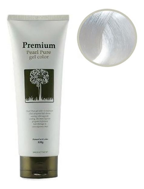 Гель-маникюр для волос с тонирующим эффектом Haken Premium Pearl Pure Gel Color 220г: Crystal Clear