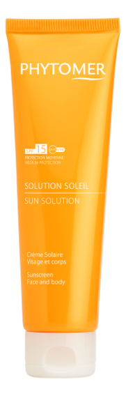 Солнцезащитный крем для лица и тела Solution Soleil Creme Solaire Visage Et Corps SPF15 125мл