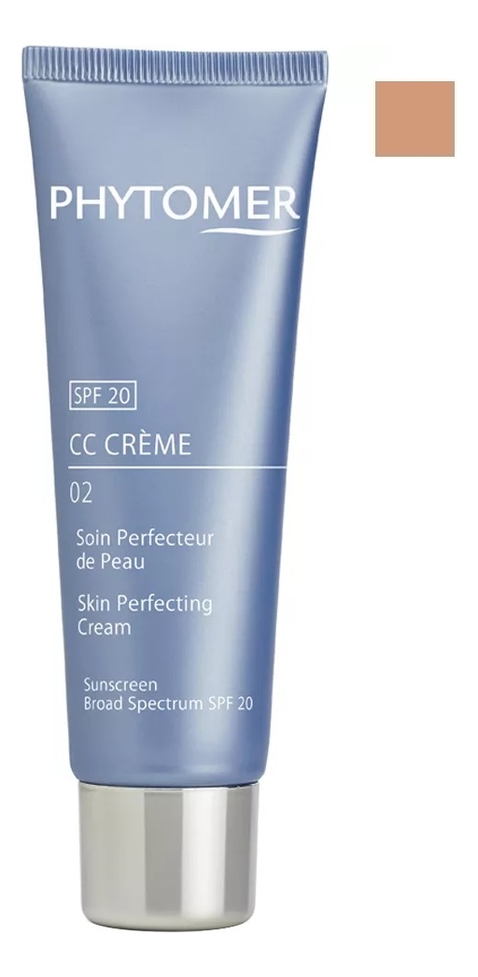 

CC крем для лица Creme Soin Perfecteur De Peau SPF20 50мл: 02 Medium To Dark, CC крем для лица Creme Soin Perfecteur De Peau SPF20 50мл