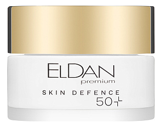 Крем для лица с пептидами Skin Defence Peptides Cream 50+ 50мл eldan cosmetics skin defence peptides cream пептидный крем для лица и шеи 50 50 мл