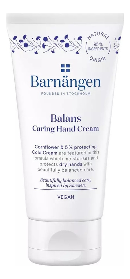 Купить Ухаживающий крем для сухой кожи рук Balans Caring Hand Cream 75мл, Barnangen